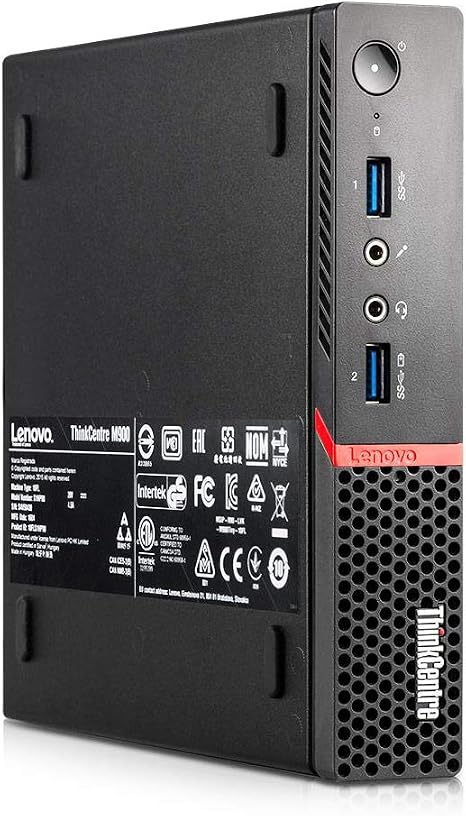 Lenovo ThinkCentre M900 Tiny Desktop, Quad Core i7 6700T 2.8Ghz, 16GB DDR4, 256GB NVMe PCIe SSD, Windows 11 Pro (Renewed)
