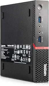 Lenovo ThinkCentre M900 Tiny Desktop, Quad Core i7 6700T 2.8Ghz, 16GB DDR4, 256GB NVMe PCIe SSD, Windows 11 Pro (Renewed)