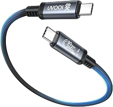 80Gbps USB4 Cable for Thunderbolt 5 1FT, Thunderbolt 4/USB 4 (80Gb,8K,240W) - Image 1