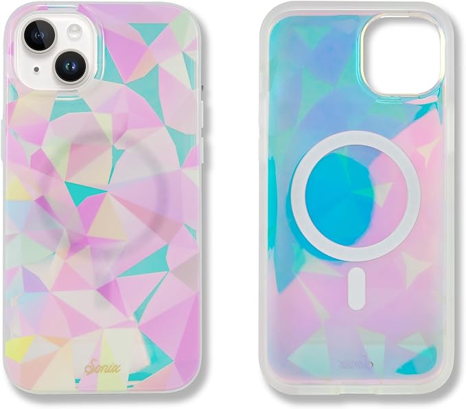 Sonix Case for iPhone 15 Plus, iPhone 14 Plus | Compatible with MagSafe | 10ft Drop Tested | Glam Prismatic