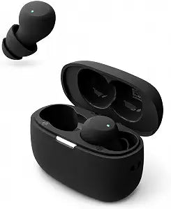 ANC Sleep Earbuds for Side Sleepers, Mini Invisible Noise Cancelling Wireless Earbuds with Double-Layer Silicone Tips, Sleep Mode Headphones for Sleeping, Snoring, Travel（Black）