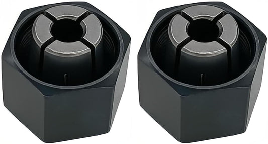 (2 Pack) 1/4" Router Collet 6.35mm For Dewalt DW621 DW616 DW618 Router