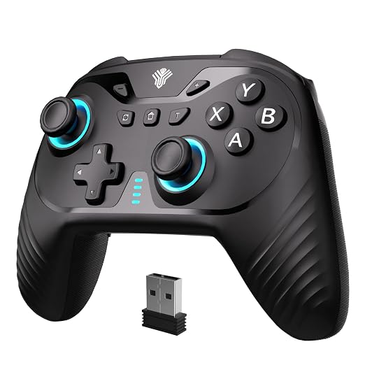 YUYIU Gaming Wireless Controller for PC, Switch, Steam Deck, Android, iOS