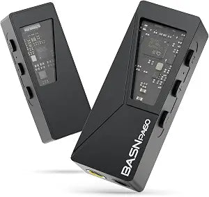 BASN PA60 Portable USB-C Headphone Amplifier,Mini Decoder DAC Dongle,Black