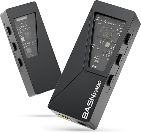BASN PA60 Portable USB-C Headphone Amplifier,Mini Decoder DAC Dongle,Black
