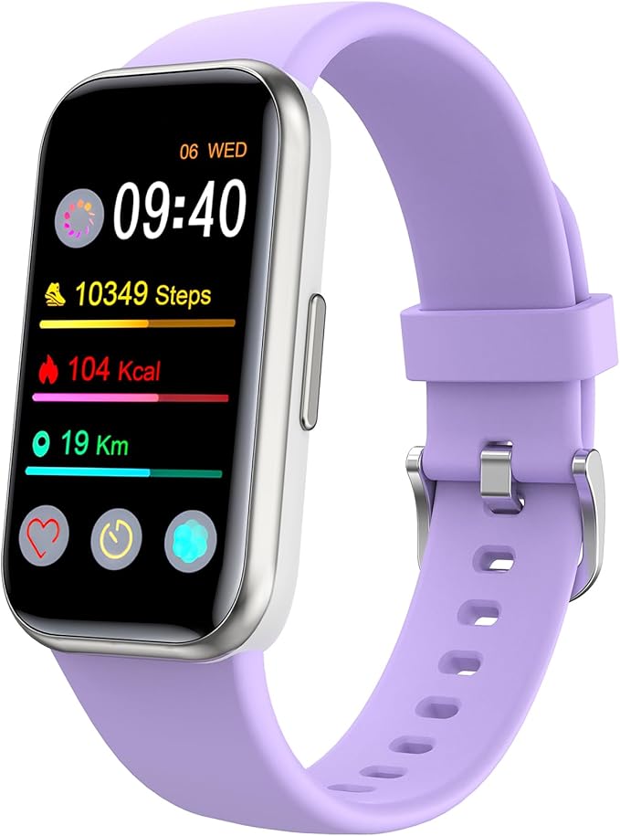 ZURURU Fitness Tracker with Blood Oxygen, 24/7 Heart Rate and Sleep Tracking, IP68 Waterproof Activity Sport Health Tracker Smart Watch with Step Counter Pedometer for Women Men