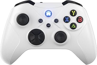Xexvyrin Wireless for X-Box Controller, Compatible with X-box One X|S, Series PC, Edition Custom Controller 6-Axis Motion Control 3.5mm Audio Jack Dual Vibration Macro Function Turbo（Classic White） - Image 1