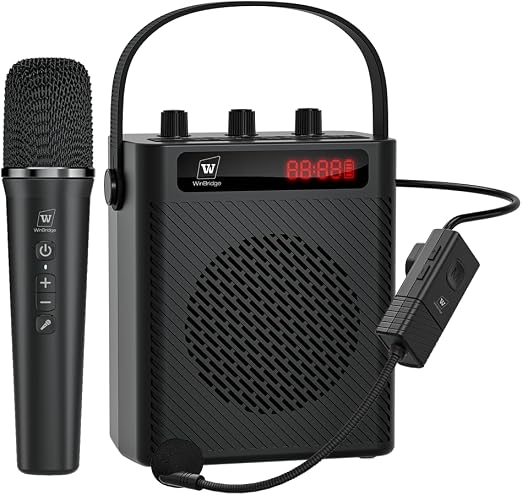40W Bluetooth Voice Amplifier with Headset Mirophone & Handheld Mic