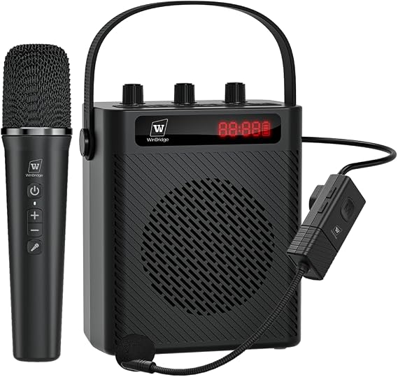 40W Bluetooth Voice Amplifier with Headset Mirophone & Handheld Mic