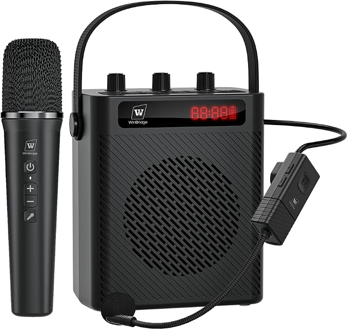 40W Bluetooth Voice Amplifier with Headset Mirophone & Handheld Mic