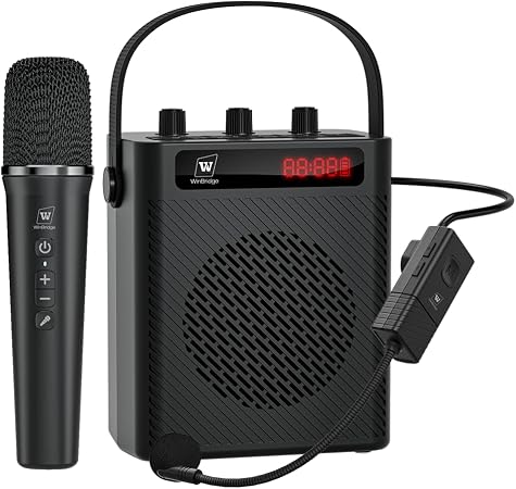 40W Bluetooth Voice Amplifier with Headset Mirophone & Handheld Mic