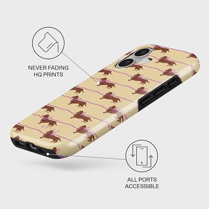 BURGA Phone Case for iPhone 17 - Cute, Trendy, Aesthetic, Pattern Phone Cover, Hard Shell Protection - fits Apple iPhone 17 Case for Women and Men