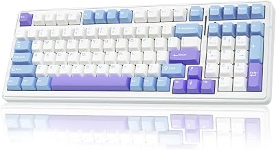 AULA F99 Wireless Mechanical Keyboard,Tri-Mode BT5.0/2.4GHz/USB-C Hot Swappable Custom Keyboard,Pre-lubed Linear Switches,Gasket Structure,RGB Backlit Gaming Keyboard for PC/Tablet/Xbox/PS4/PS5 - Image 1