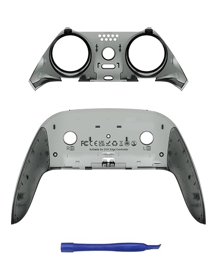 CHARM FOCUS Front Back Shell Grip Cover Support for PS5 Edge Controller