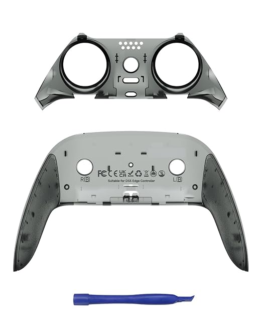 CHARM FOCUS Front Back Shell Grip Cover Support for PS5 Edge Controller