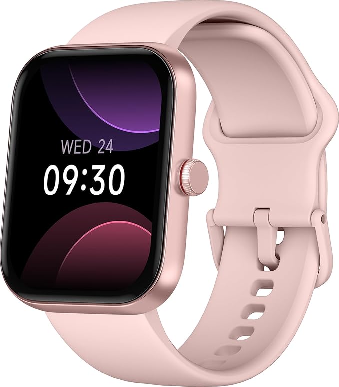 TOOBUR Smart Watch for Women, Answer/Make Calls, 1.91" HD Screen Fitness Watch with Alexa, 100 Sports, Heart Rate and Sleep Tracking, IP68 Waterproof, Smartwatch Compatible Android iOS, Light Pink