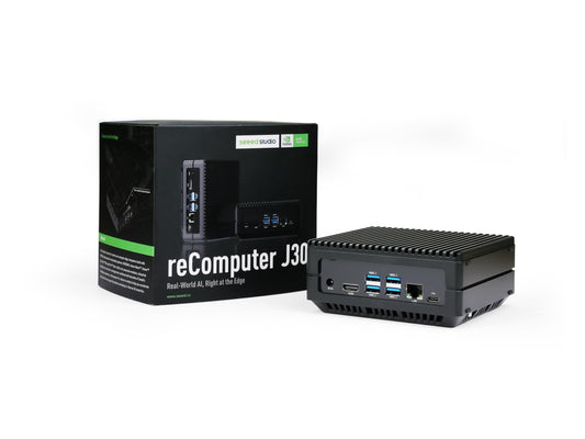 ReComputer J3010-Edge AI Device, NVIDIA Jetson Orin Nano 4GB, 4xUSB 3.2, WiFi/BT, M.2 Key E