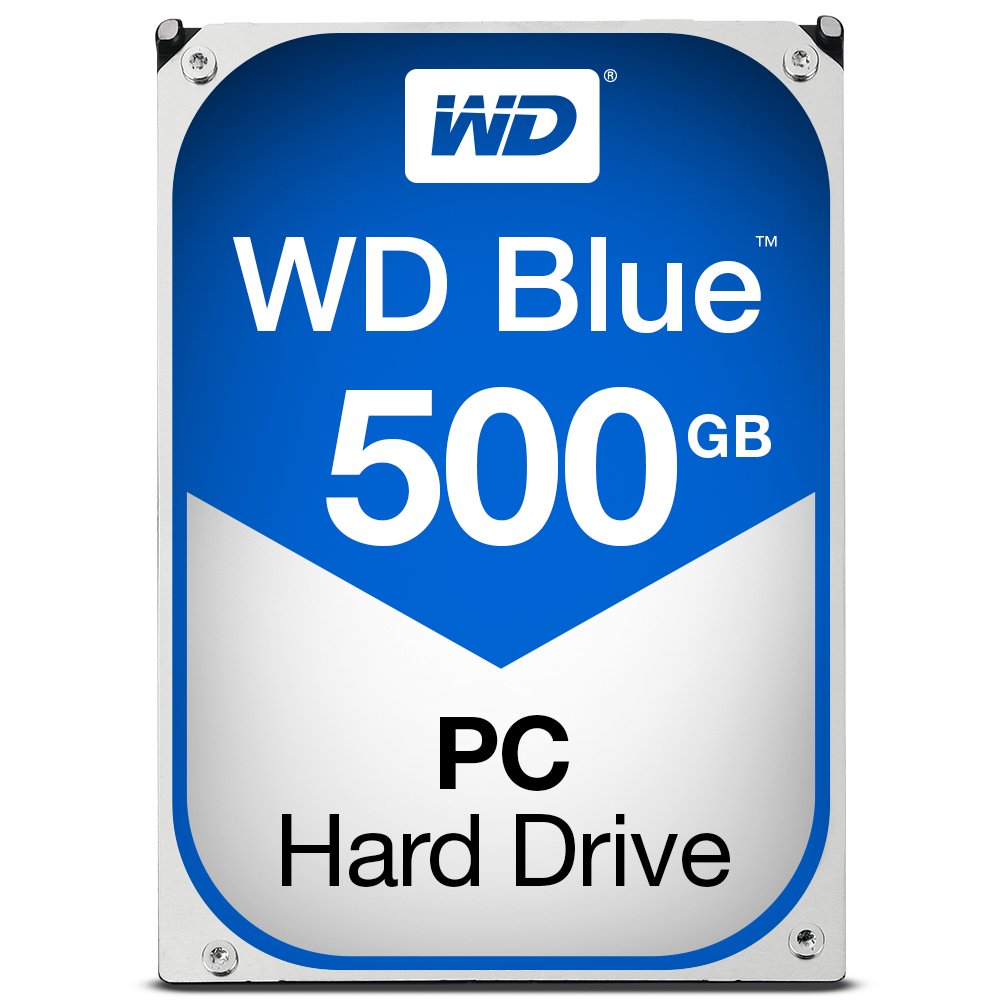 WD Blue 500GB Desktop Hard Disk Drive - 7200 RPM Class SATA 6Gb/s 32MB Cache 3.5 Inch - WD5000AZLX