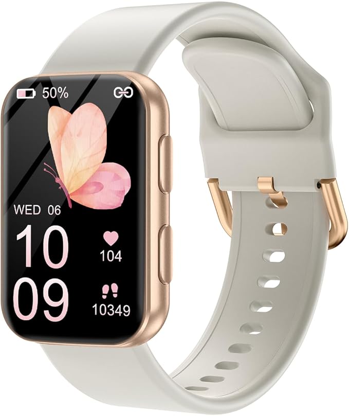 MorePro Smart Fitness Tracker – 24/7 Heart Rate & Blood Oxygen Tracking, Sleep & Activity Monitor, 120+ Sport Modes, IP68 Waterproof Smart Watch for Android iOS Women Men