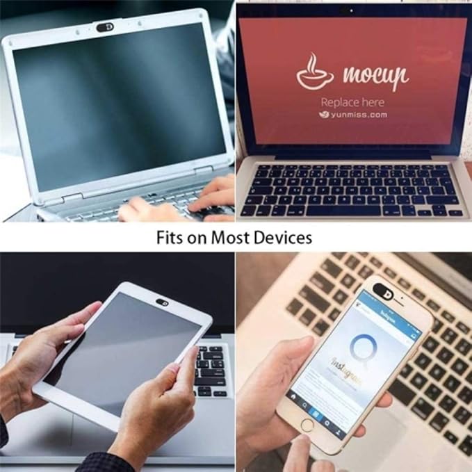 Security Privacy Camera Cover Compatible with Samsung Galaxy S21 S22 S23 S24 S25 Ultra Plus FE, A14 A15 A16, A25 A35 A54 - Blocker Front Webcam Closure
