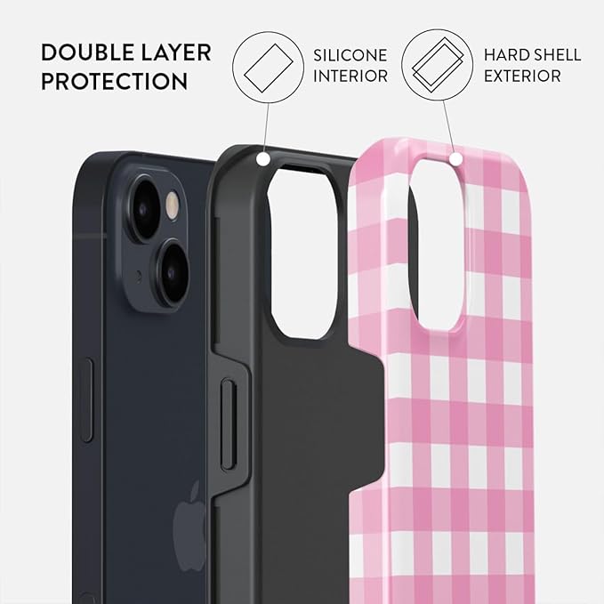 BURGA Phone Case for iPhone 14 - Cute, Trendy, Aesthetic, Pattern Phone Cover, Hard Shell Protection - fits Apple iPhone 14 Case for Women and Men