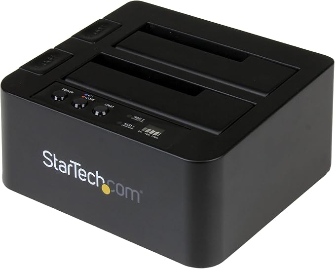 StarTech Dual-Bay 2.5/3.5in SATA Duplicator Dock, 28GB/min (SDOCK2U313R)