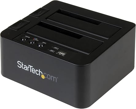 StarTech Dual-Bay 2.5/3.5in SATA Duplicator Dock, 28GB/min (SDOCK2U313R)