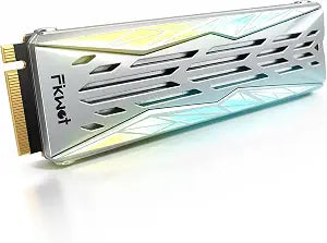 Fikwot FN990 1TB NVMe SSD M.2 2280 PCIe Gen4x4 with RGB Heatsink, Up to 7400MB/s, 3D NAND TLC, Internal Gaming Solid State Drive for PS5 & Desktop