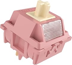 Outemu(Gaote) Red Bean Creamy Keyboard Switches with Diffuser for MX Mechanical Keyboards,Linear Pre-Lubricated Switches (108PCS) - Image 1