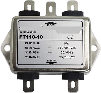 AC Single-Phase Power Filter 220V250V Anti-Interference FT110-10A