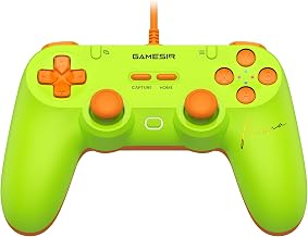 GameSir Tegenaria Lite Wired Game Controller For Switch, Android, iOS, PC, Steam With Retro 90s Design, Hall Effect Sticks, 1000Hz Polling Rate, Dual Rumble Motors, Mappable Back Buttons, Ultra-Low Latency, Ergonomic Design -Mena - Image 1