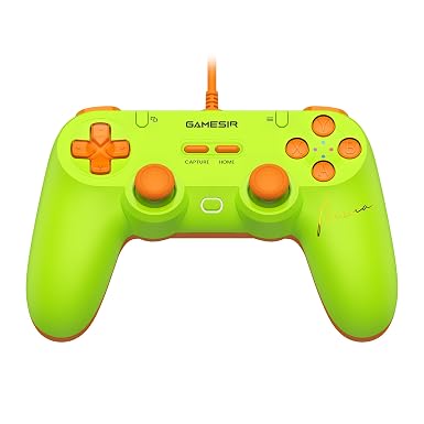 GameSir Tegenaria Lite Wired Game Controller For Switch, Android, iOS, PC, Steam With Retro 90s Design, Hall Effect Sticks, 1000Hz Polling Rate, Dual Rumble Motors, Mappable Back Buttons, Ultra-Low Latency, Ergonomic Design -Mena