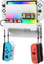 RGB Wall Mount for Nintendo Switch/OLED Accessories, 7 Light Mode - Image 1