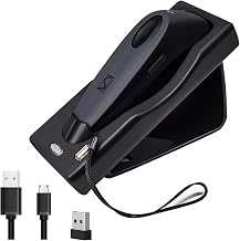 2D Bluetooth Barcode Scanner with Charging Base Dual 2.4G Wireless + Bluetooth 1D 2D Barcode Scanner QR PDF417 Data Matrix UPC Rechargeable Bar Code Scanner for Laptops/PC/Android/Apple iOS - Image 1
