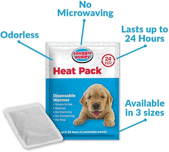 Original Snuggle Puppy Heartbeat Puppy Toy - Heartbeat Puppy for Dogs - Pet Anxiety Relief and Calming Aid - Comfort Dog Toy - Behavioral Training and Sleep Aid Cuddle buddy - Crate Training Essential