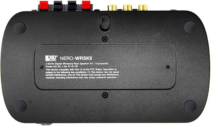 OSD Nero 5.8GHz Wireless Surround Sound Rear Speaker Amplifier 2 x 50W with Subwoofer Output
