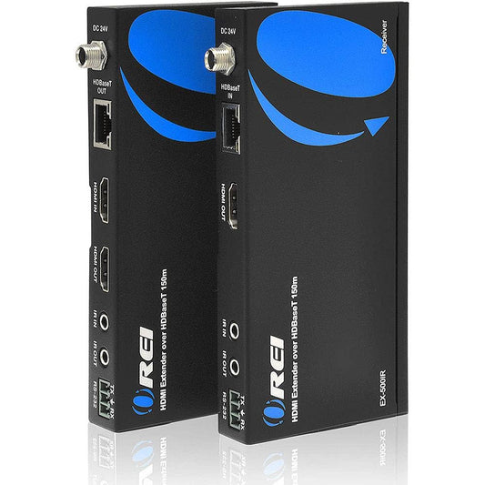 OREI HDBaseT Ethernet Extender 500ft 1080p60Hz Two-Way IR PoC HDMI/HDCP 1.4