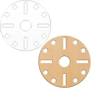Round Clock Router Template Circle Acrylic Router Template with Clock Dials for Woodworking Drawing Inlay Templates Charcuterie Board Decorative Templates
