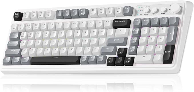 AULA S99 Wireless Keyboard,99 Key Computer Gaming Keyboards with Number Pad