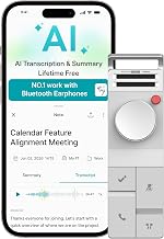 HiDock P1 AI Voice Recorder for Bluetooth Earphones Free Transcription 64GB - Image 1