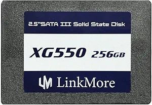 LinkMore XG550 256GB 2.5-Inch SATA III SSD, 550MB/s Read, 500MB/s Write
