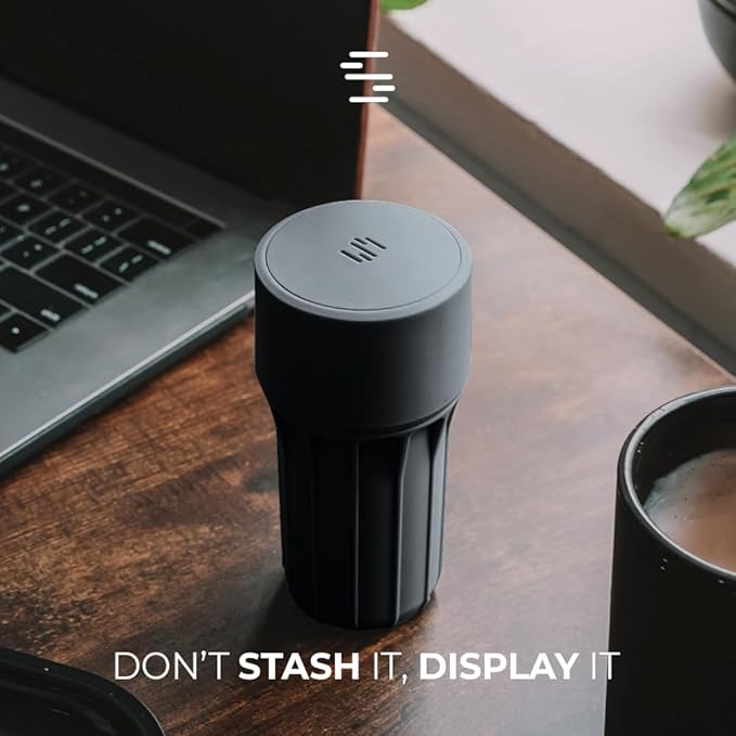 Staze Preserve Vacuum Sealed Storage Jars (148ml) | Food Storage Container with Protection - Slate