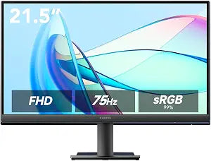 XIAOMI A22i 22 inch Monitor, 75Hz high Refresh Rate, IPS Hard Screen, 7.5mm Ultra-Slim Body, 1080p FHD Resolution, ∆Е<2 Factory Color Calibration, HGMI & VGA, Easy mounting