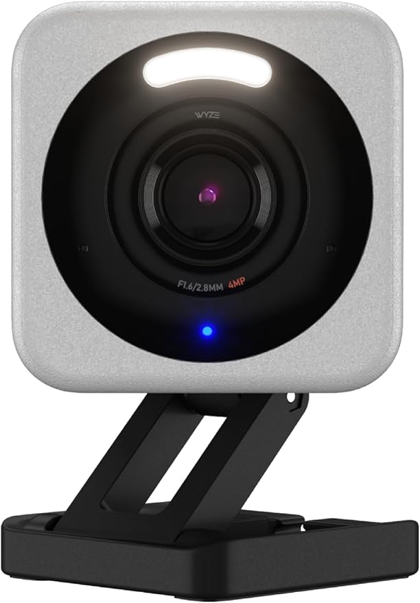 WYZE Cam v4 (Latest Model), 2.5K AI Security Camera, Indoor/Outdoor Cameras for Home Security, Baby Monitor & Pet Camera, Vibrant Color Night Vision, No Subscription Required