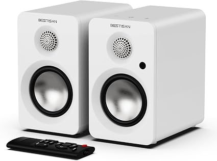 BESTISAN Computer Speakers for Gaming, Powered Studio Monitor Speakers