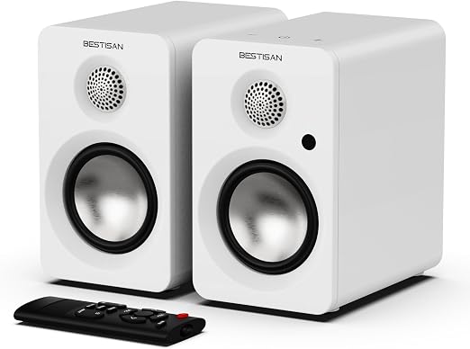BESTISAN Computer Speakers for Gaming, Powered Studio Monitor Speakers