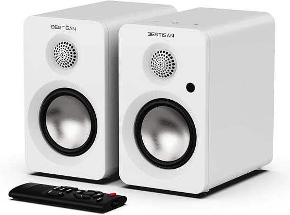 BESTISAN Computer Speakers for Gaming, Powered Studio Monitor Speakers