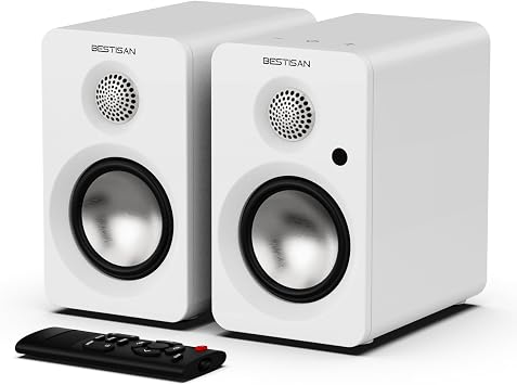 BESTISAN Computer Speakers for Gaming, Powered Studio Monitor Speakers