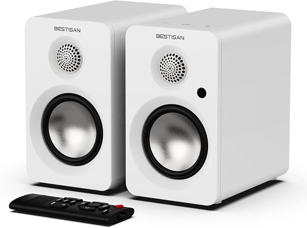 BESTISAN Computer Speakers for Gaming, Powered Studio Monitor Speakers