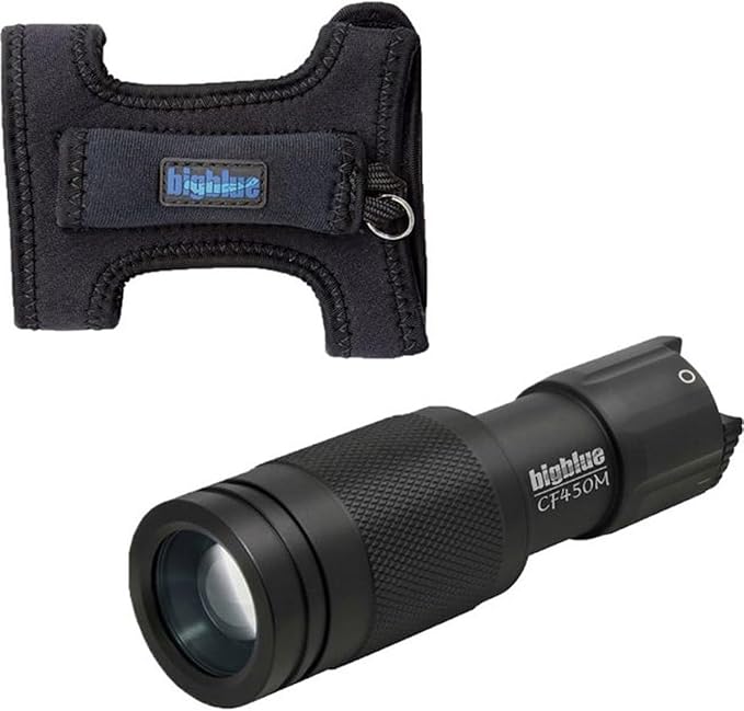 BigBlue CF450 Mini, 450 Lumens Light with Batteries & Glove